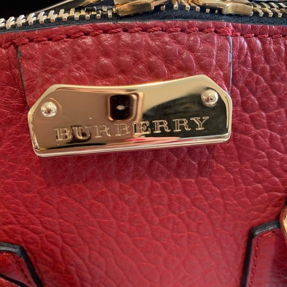 Burberry leather shoulder bag, like new , - Picture 2 of 8